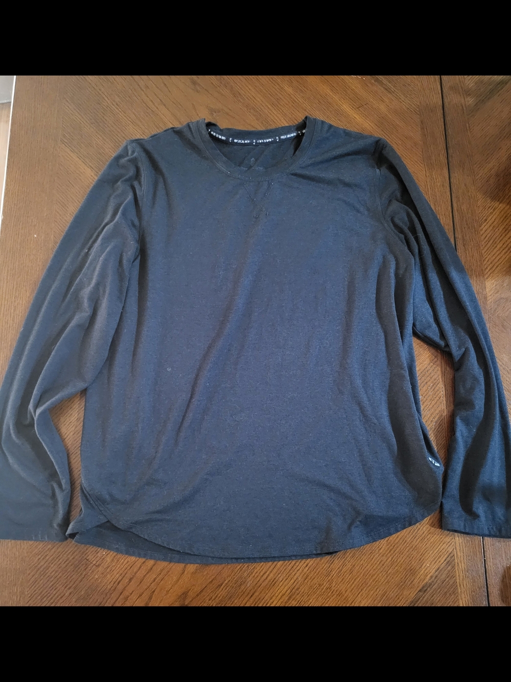 Free Country Women’s Large Black Activewear Long Sleeve Top
